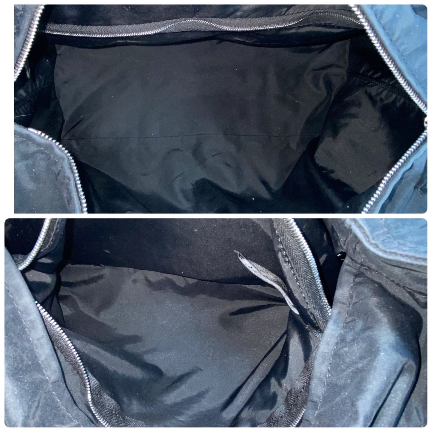 Hermes Acapulco Leather Nylon Hand Tote Black — view 7