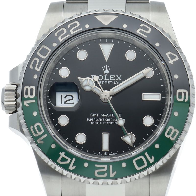 Rolex GMT Master 2 Watch Oyster Box SS Black
