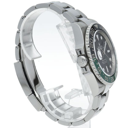Rolex GMT Master 2 Watch Oyster Box SS Black — view 4