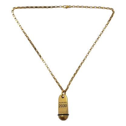 Balenciaga Hotel Chain Necklace Gold — view 2
