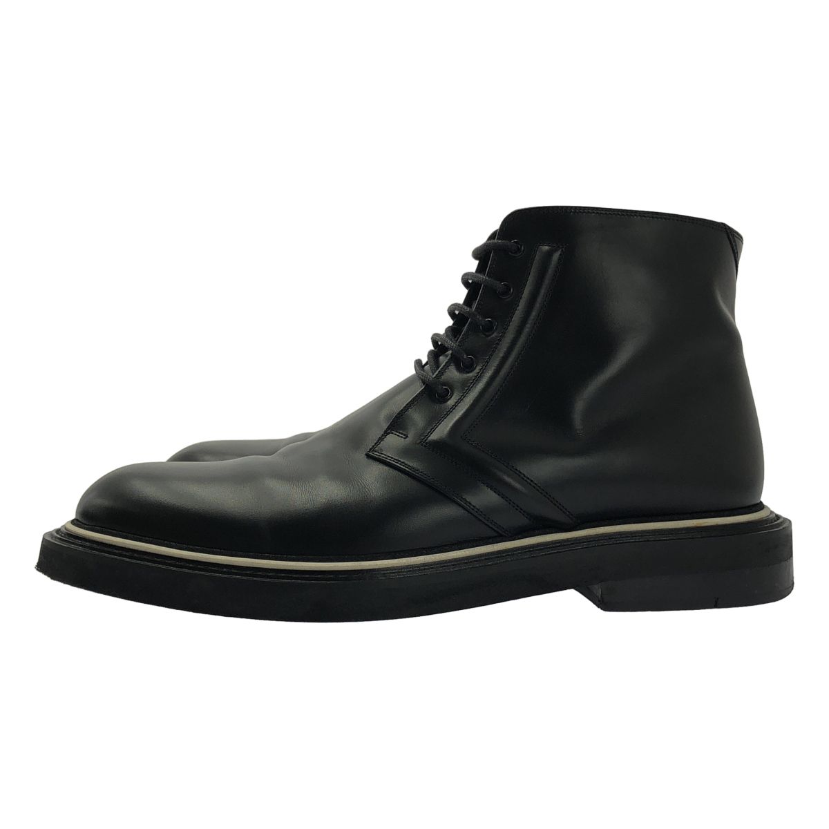 Dior Homme Leather Lace Up Chukka Boots 43 Black — view 2