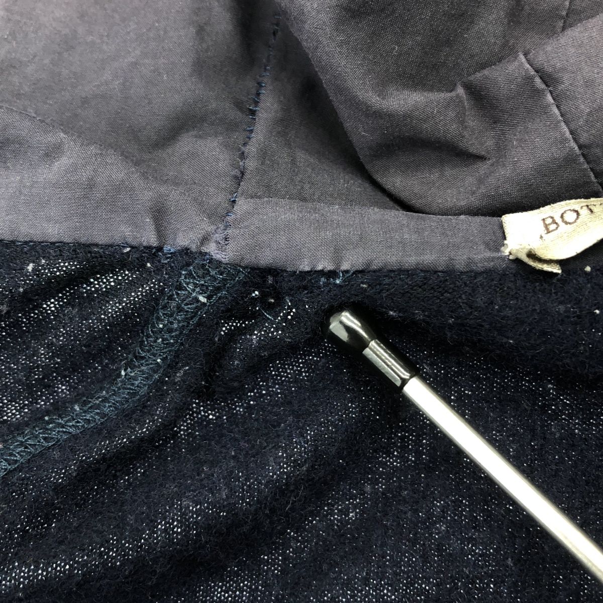 Bottega Veneta Cotton Zip Hoodie 50 Black — view 8