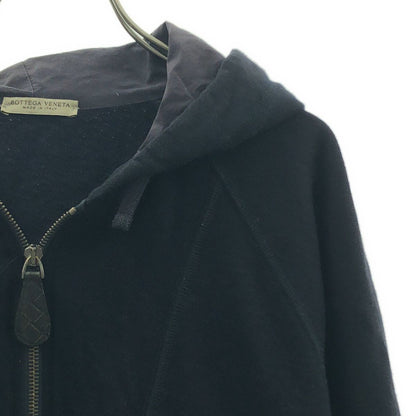 Bottega Veneta Cotton Zip Hoodie 50 Black — view 2