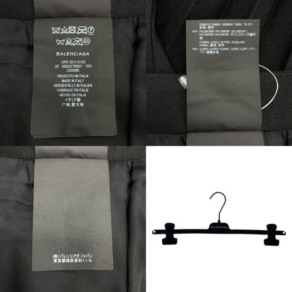 Balenciaga Pleated Skirt 38 Black — view 8