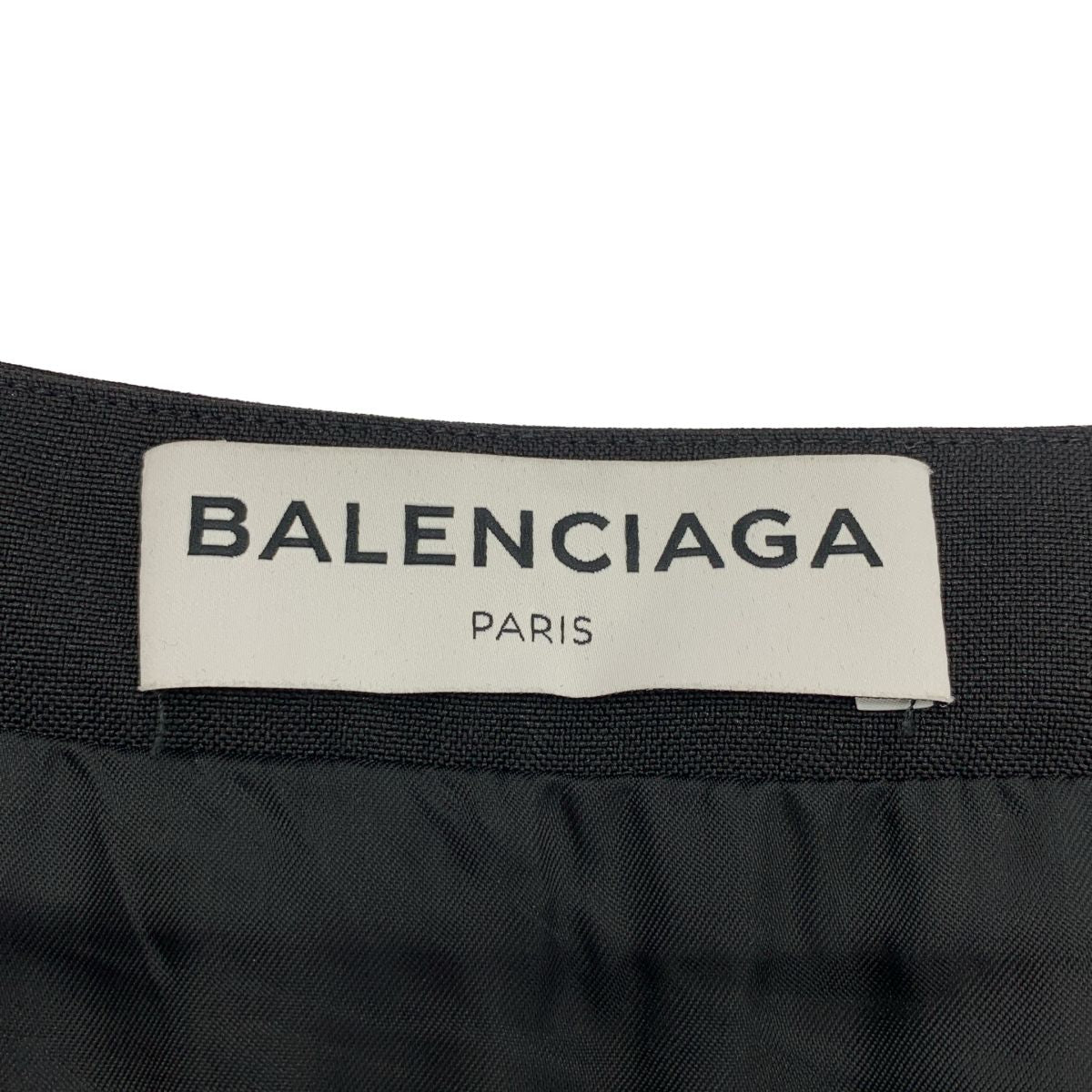 Balenciaga Pleated Skirt 38 Black — view 6