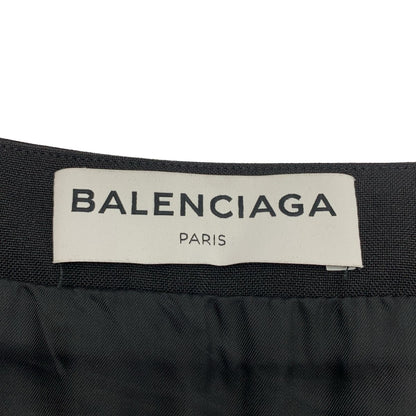 Balenciaga Pleated Skirt 38 Black — view 6