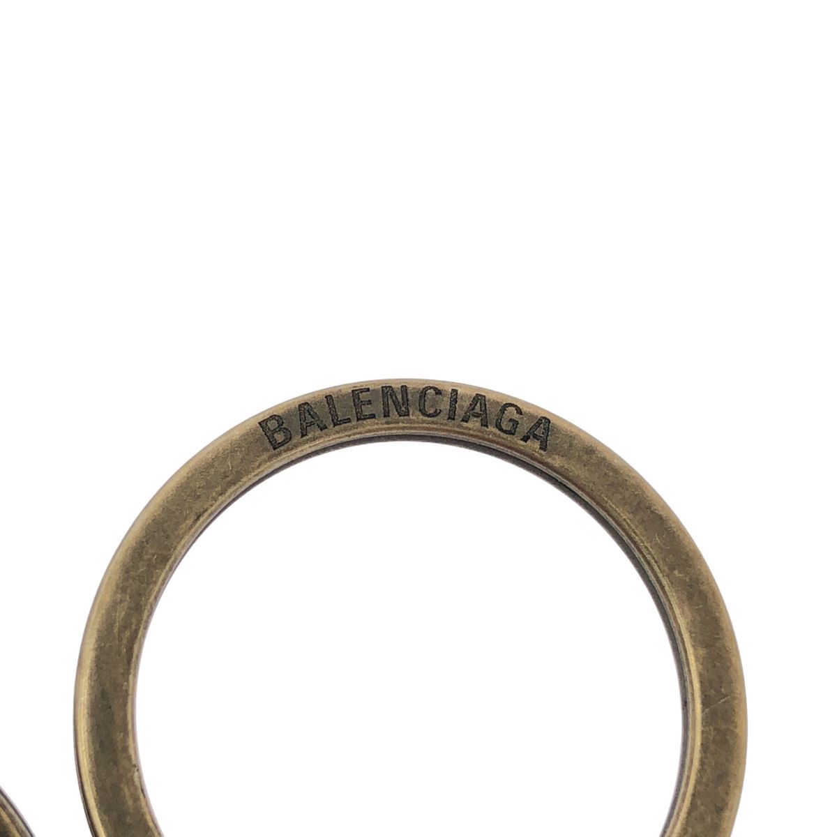 Balenciaga le City Eiffel Charm Tower Key Ring Brown — view 5