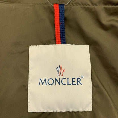 Moncler Palliser Nylon Hooded Long Coat 0 Khaki — view 6