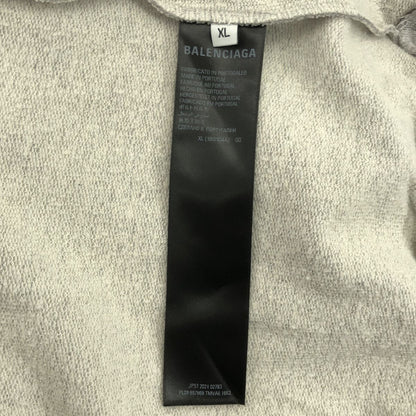Balenciaga Sports Icon Embroidery Logo Sweatshirt XL Gray — view 6