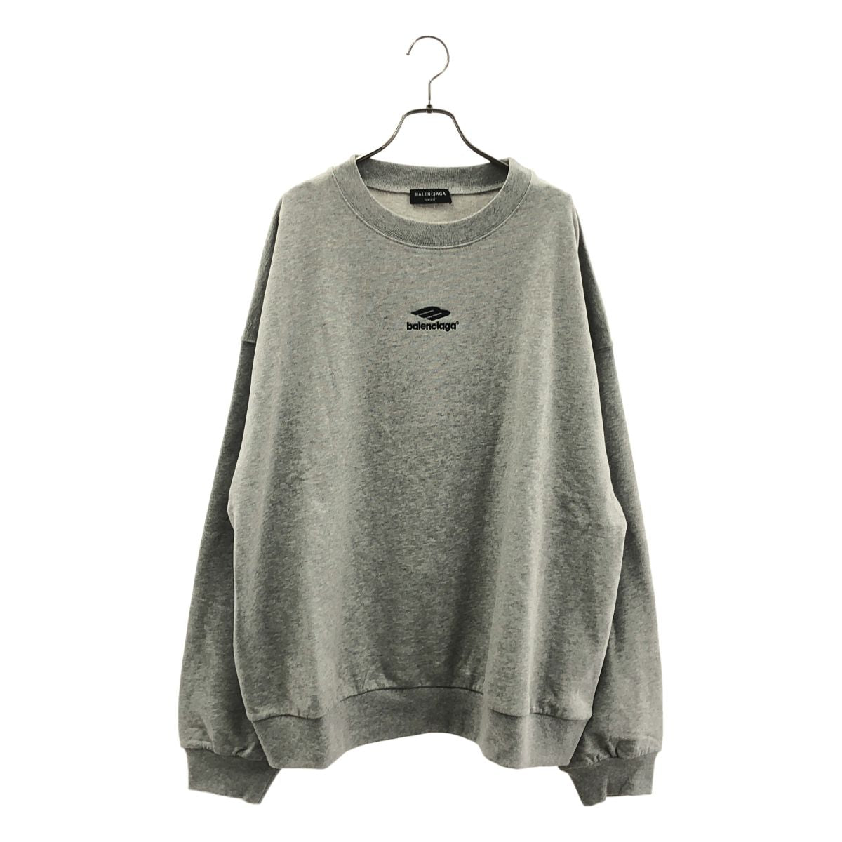 Balenciaga Sports Icon Embroidery Logo Sweatshirt XL Gray