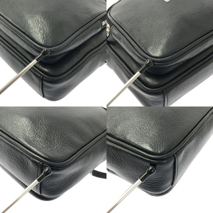 Balenciaga Everyday Logo Leather Cross Black Crossbody — view 8