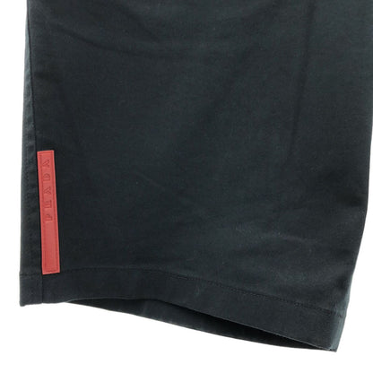 Prada Sport Double Strap Logo Zip Shorts 44 Dark Navy — view 3