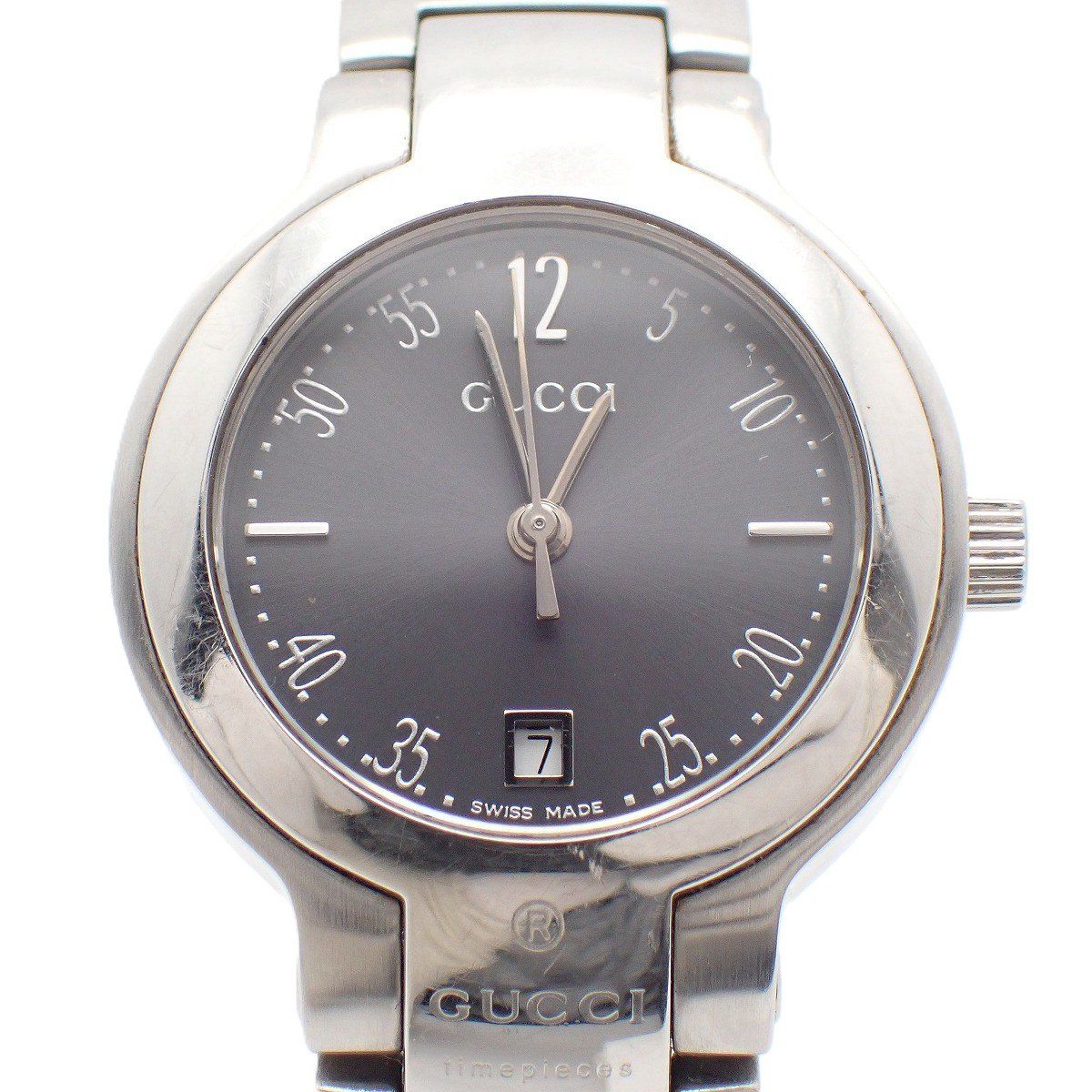 Gucci Quartz Watch Gray Dial SS Pawn