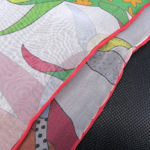 Hermes Shawl Silk Muslin Scarf — view 7