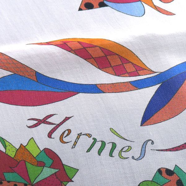 Hermes Shawl Silk Muslin Scarf — view 4