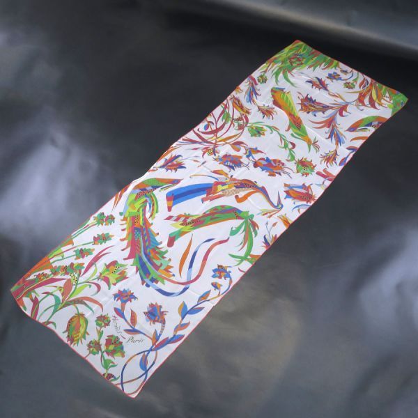 Hermes Shawl Silk Muslin Scarf — view 2