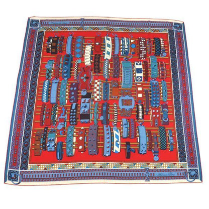 Hermes Carre Geant Cashmere Silk Scarf