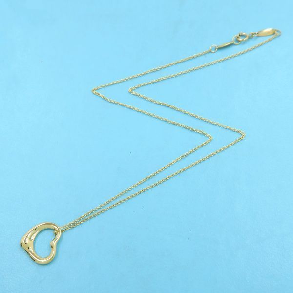 Tiffany & Co Open Heart Necklace 16 mm — view 4