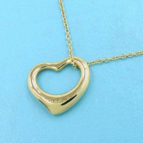 Tiffany & Co Open Heart Necklace 16 mm — view 3