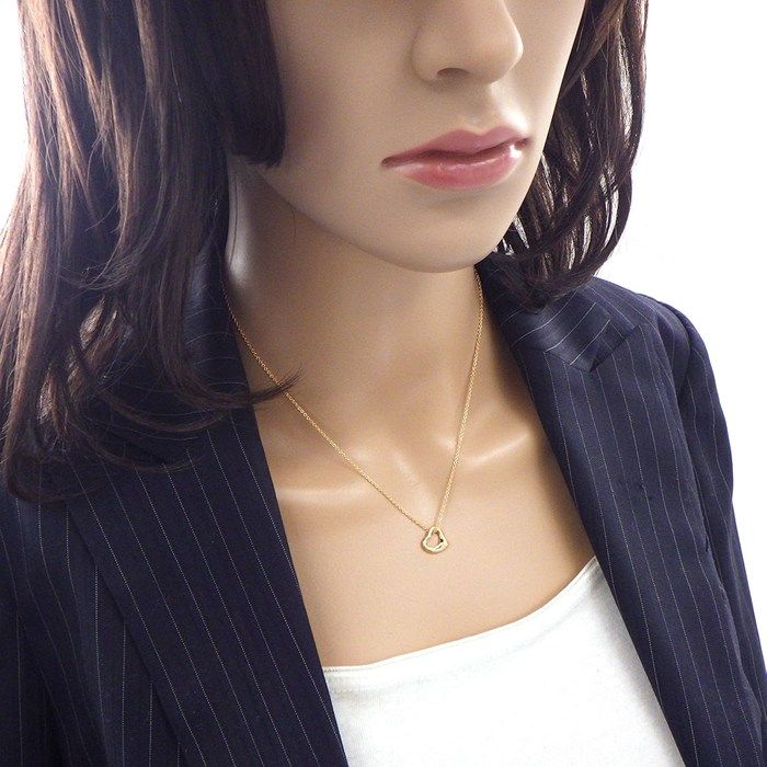 Tiffany & Co Necklace Open Heart 11 mm Width — view 6