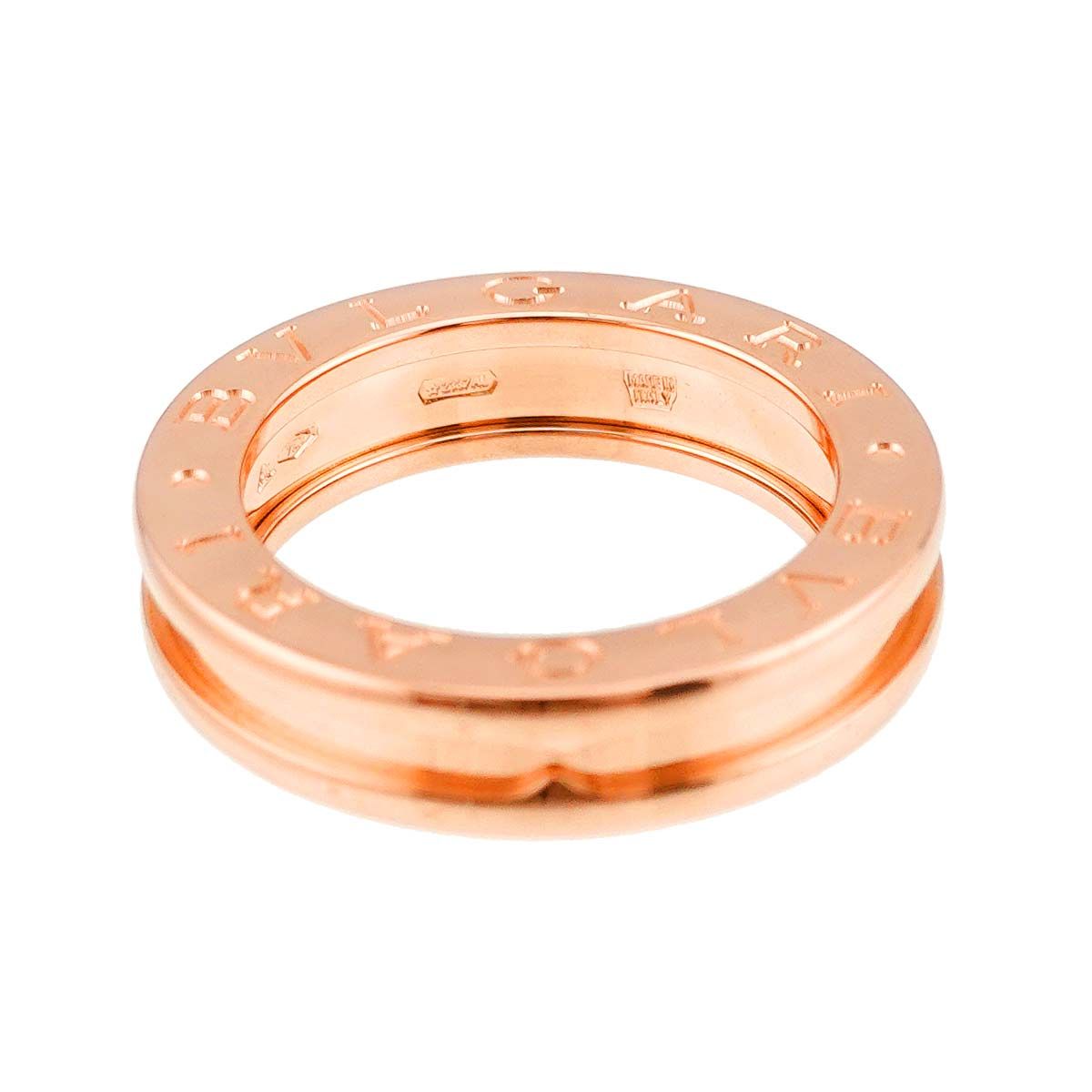Bvlgari Band 48 Ring 18k PG Pink Gold — view 4