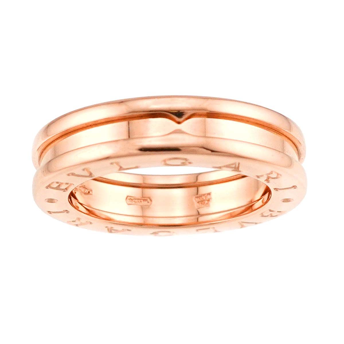 Bvlgari Band 48 Ring 18k PG Pink Gold — view 2