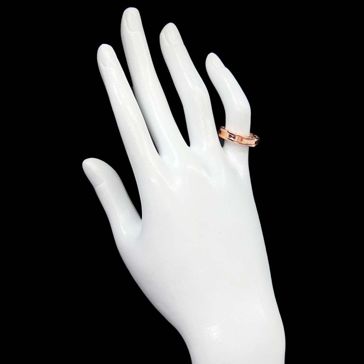 Bvlgari Band 48 Ring 18k PG Pink Gold — view 8