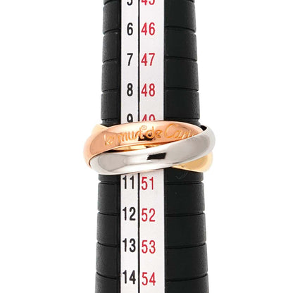 Cartier Trinity MM 50 Ring 18k YG WG PG Consecutive Suri Gold Colors 750 — view 6