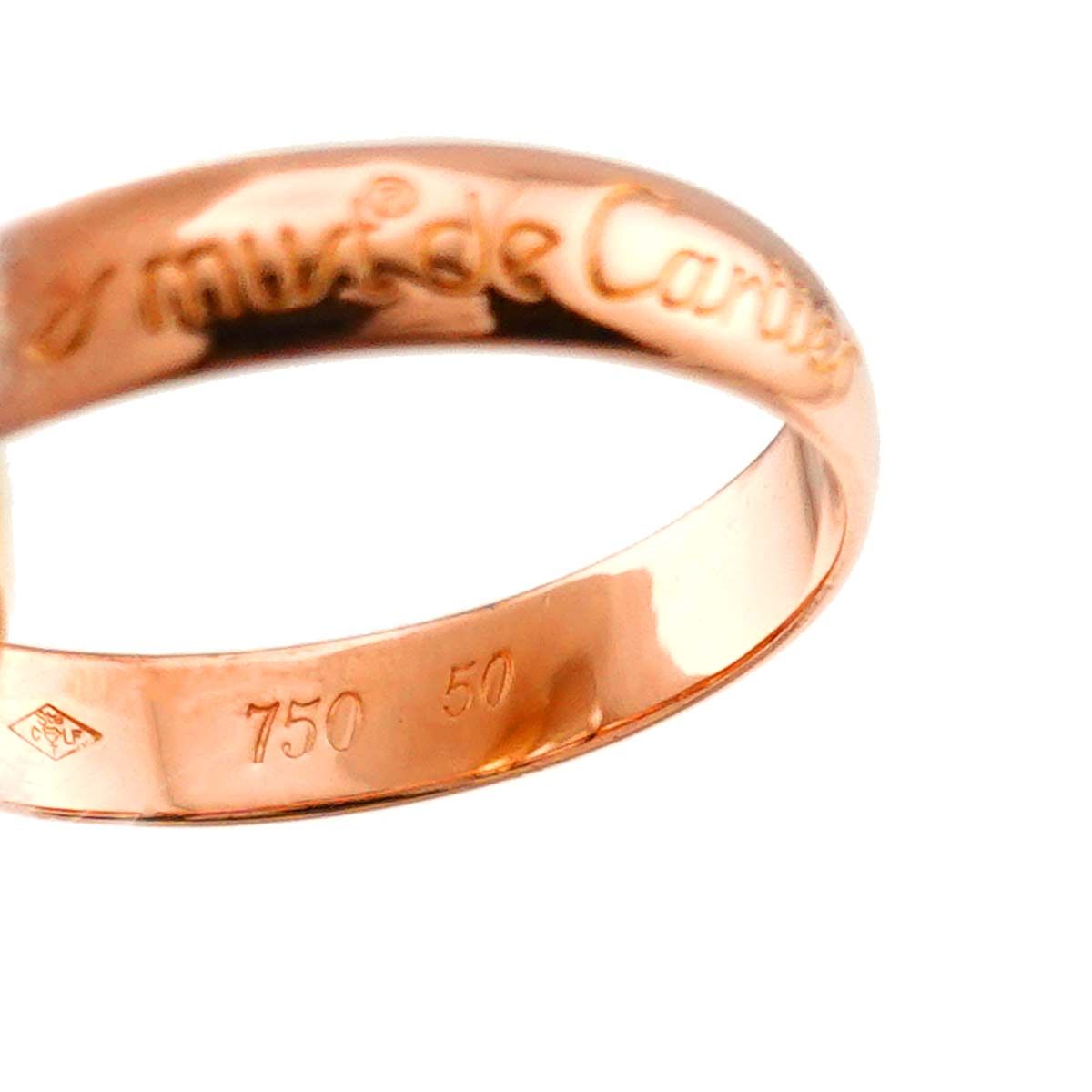 Cartier Trinity MM 50 Ring 18k YG WG PG Consecutive Suri Gold Colors 750 — view 3