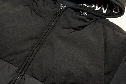 Moncler Montclar Giubbotto Black 4 Down Jacket Logo Hoodie — view 3