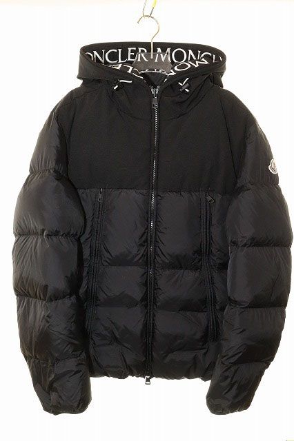Moncler Montclar Giubbotto Black 4 Down Jacket Logo Hoodie
