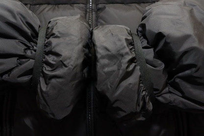 Moncler Montclar Giubbotto Black 4 Down Jacket Logo Hoodie — view 5