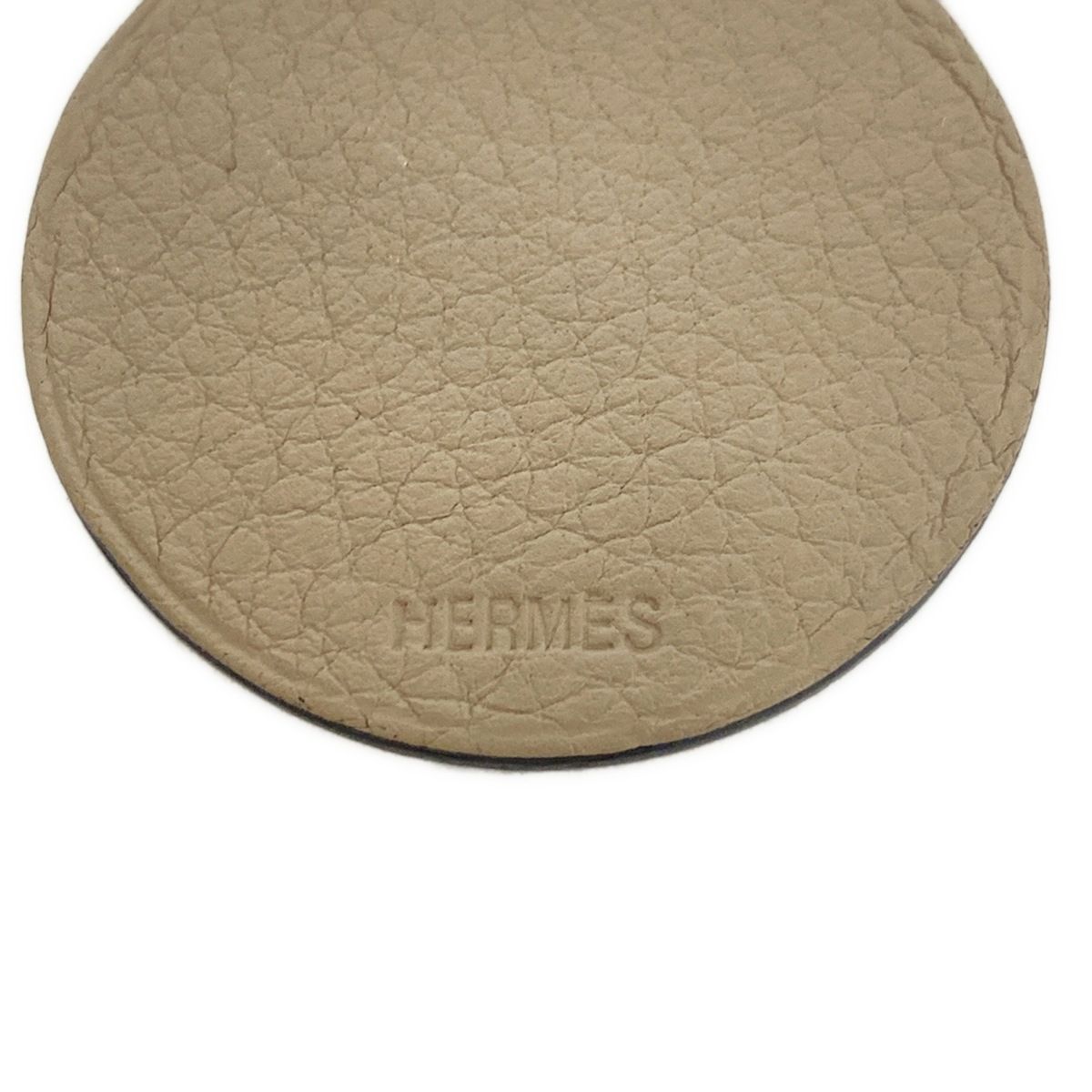 Hermes Key Holder Gray Silver Cover Leather — view 4