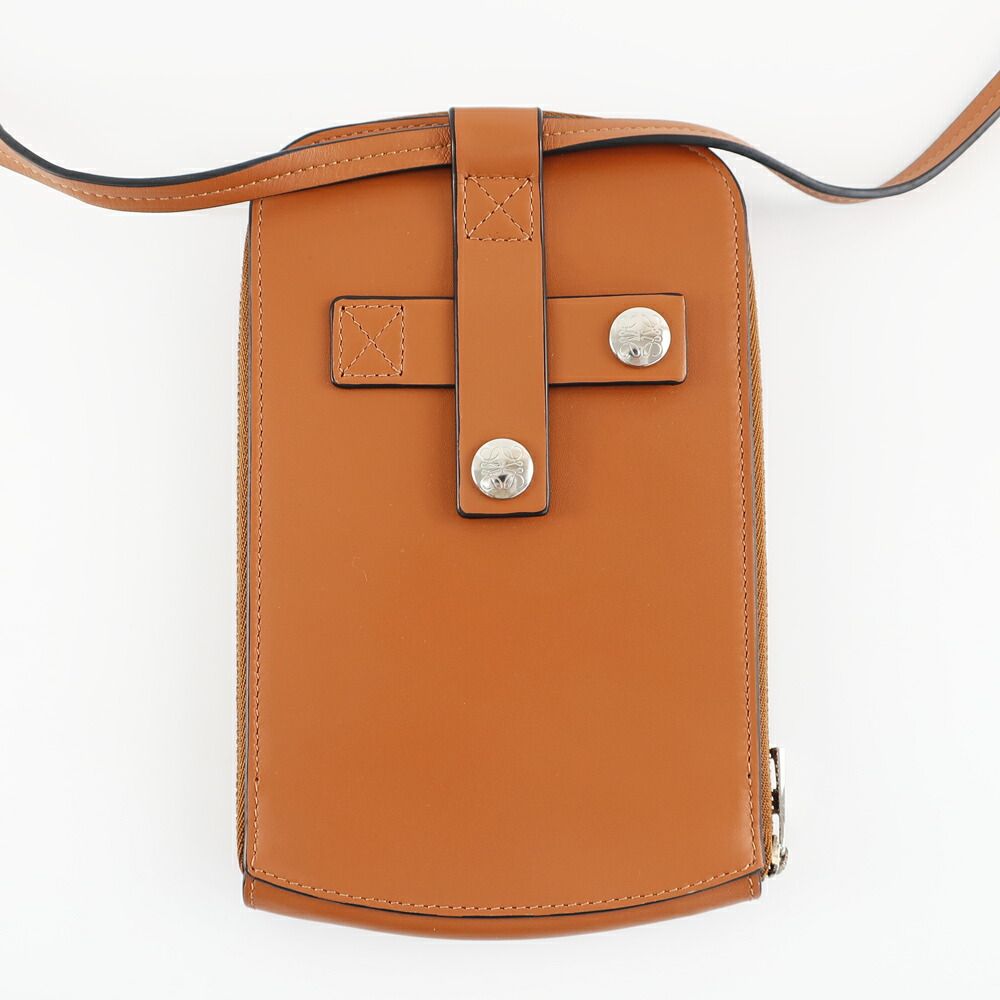 Loewe Heaven Multi Functional Case Brown Smartphone Shoulder Crossbody Leather — view 3