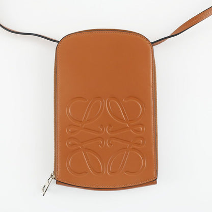 Loewe Heaven Multi Functional Case Brown Smartphone Shoulder Crossbody Leather — view 2