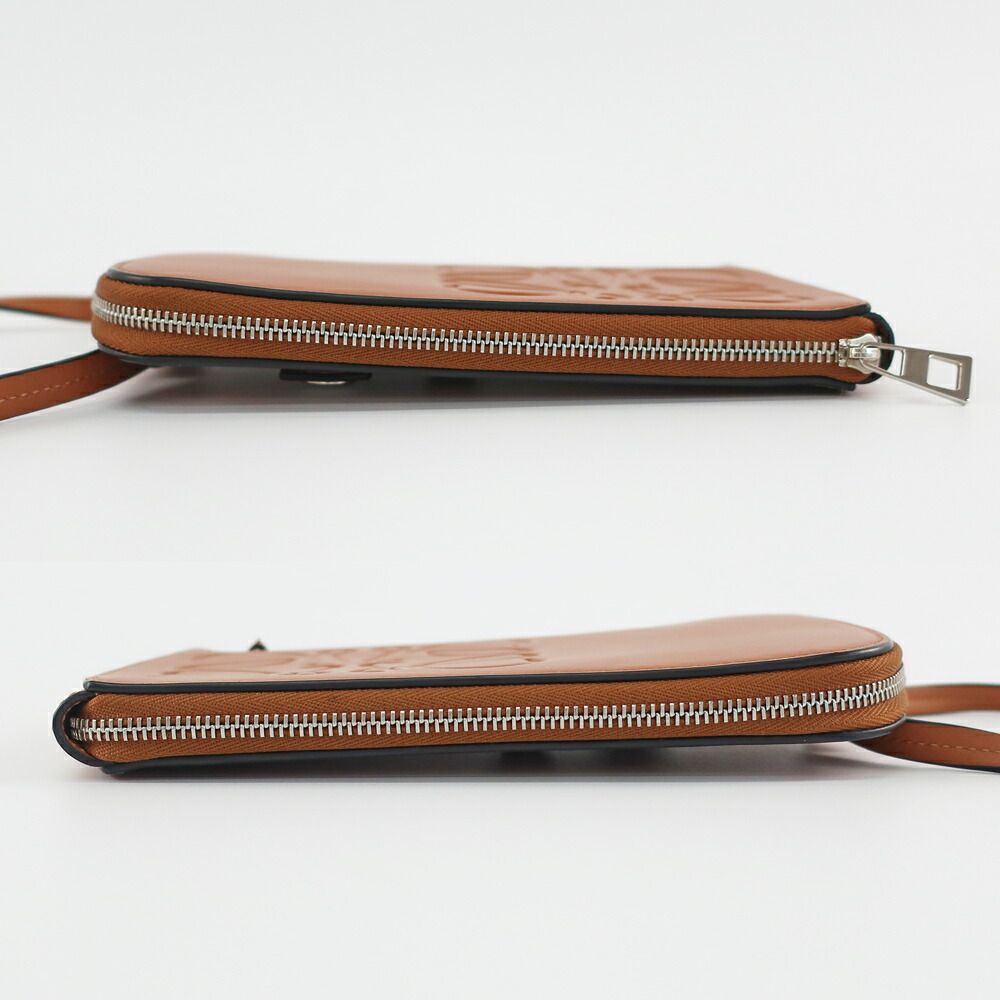 Loewe Heaven Multi Functional Case Brown Smartphone Shoulder Crossbody Leather — view 4