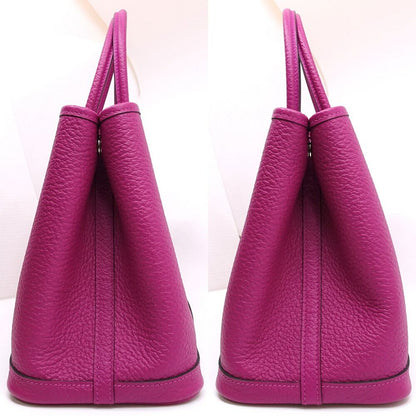Hermes Garden Party 30 Country Rose Purple Tote — view 3
