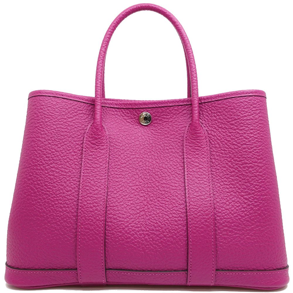 Hermes Garden Party 30 Country Rose Purple Tote
