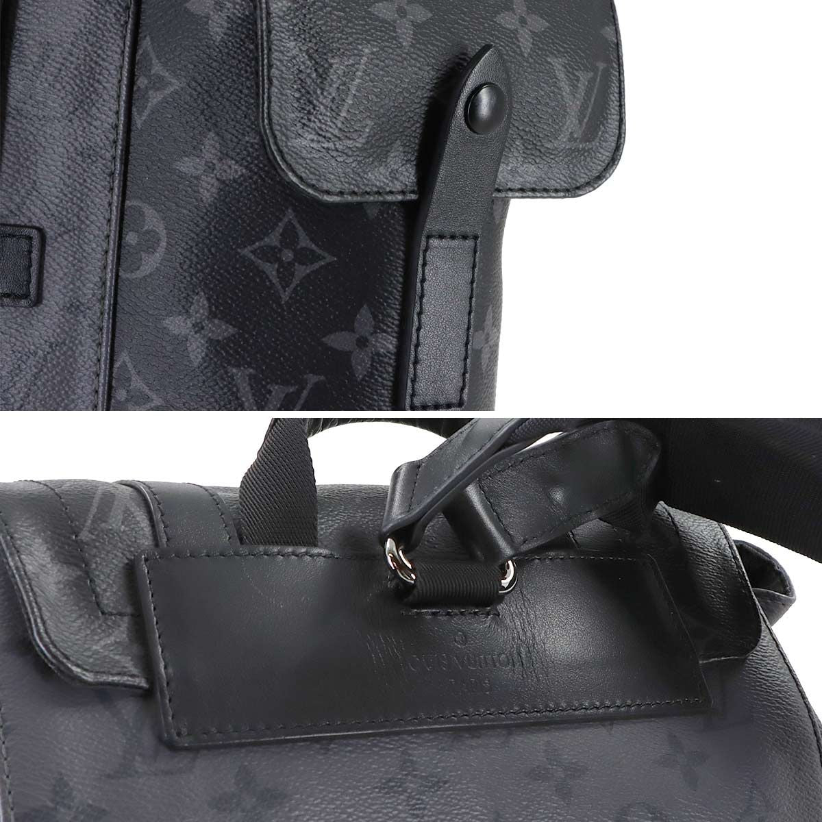 Louis Vuitton Monogram Eclipse Reverse Christopher PM Backpack — view 9