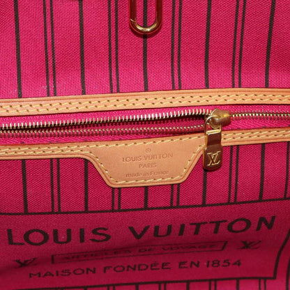 Louis Vuitton Monogram Neverfull PM Tote Brown Fuchsia — view 8
