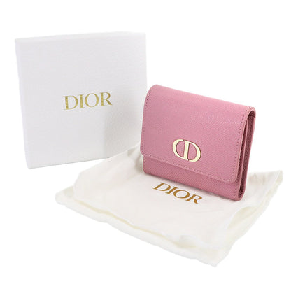 Dior 30 Montaigne Compact Wallet Trifold Leather Pink — view 2