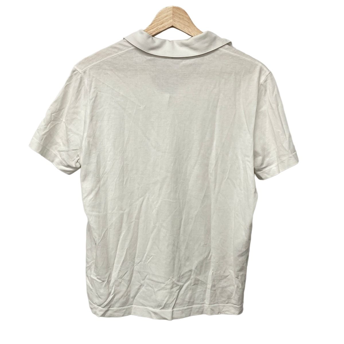 Hermes Short Sleeve Polo Shirt XS White — view 2