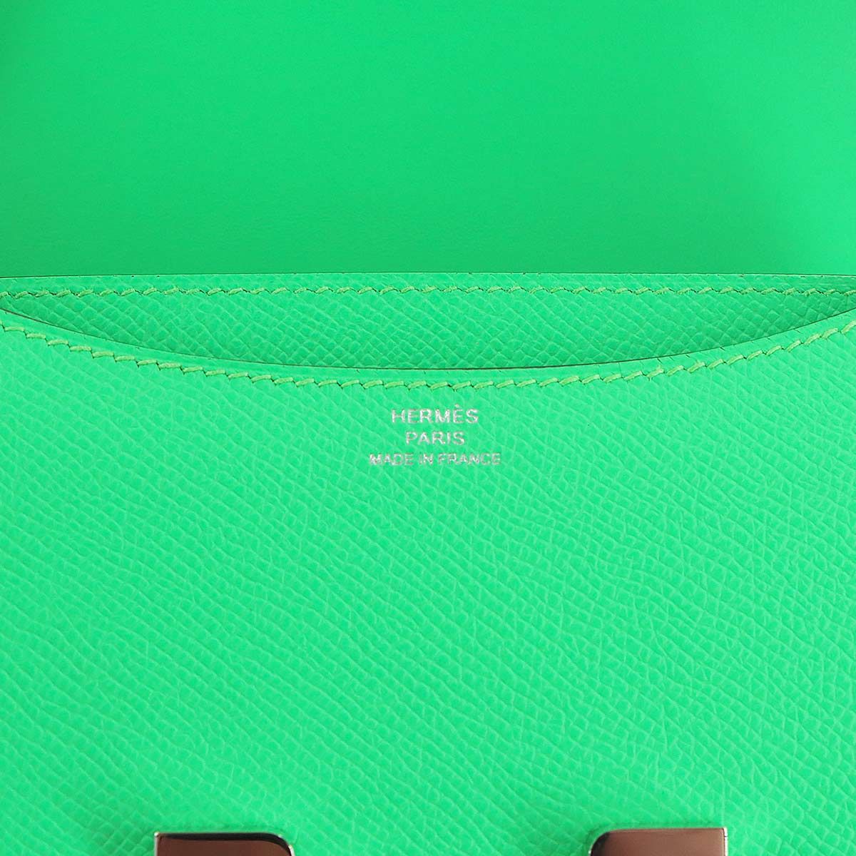 Hermes Constance 3 Mini 18 Milloire Shoulder Bag Epsom Vert Comic — view 9