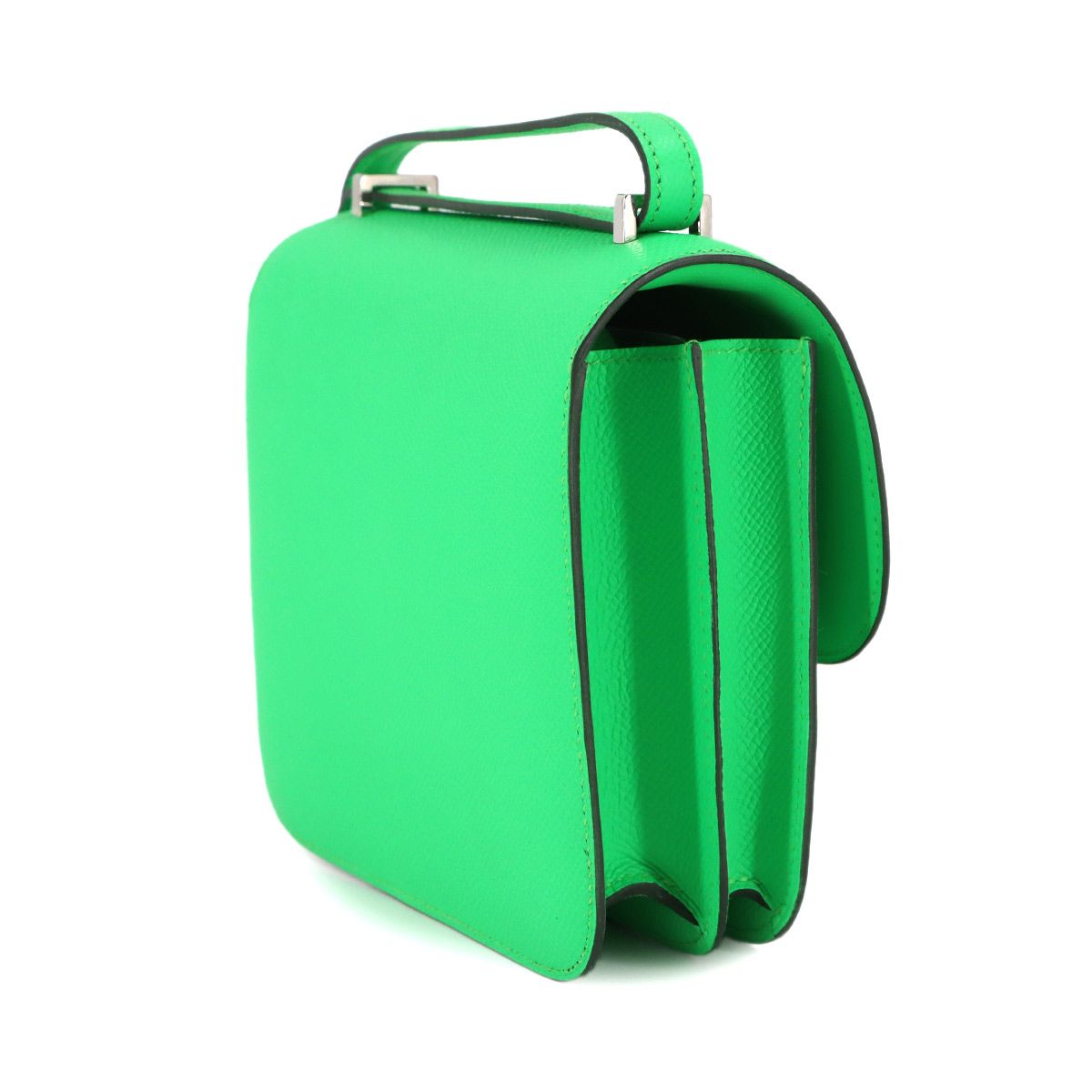 Hermes Constance 3 Mini 18 Milloire Shoulder Bag Epsom Vert Comic — view 4