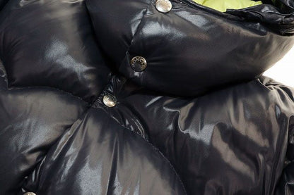 Moncler Coutard Quilted Down Jacket Navy 4 — view 3