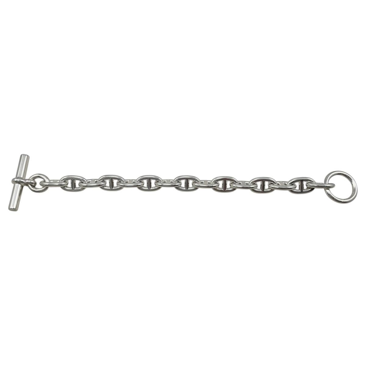 Hermes Bracelet Chaine D'ancre MM 015 15 Links Silver — view 2