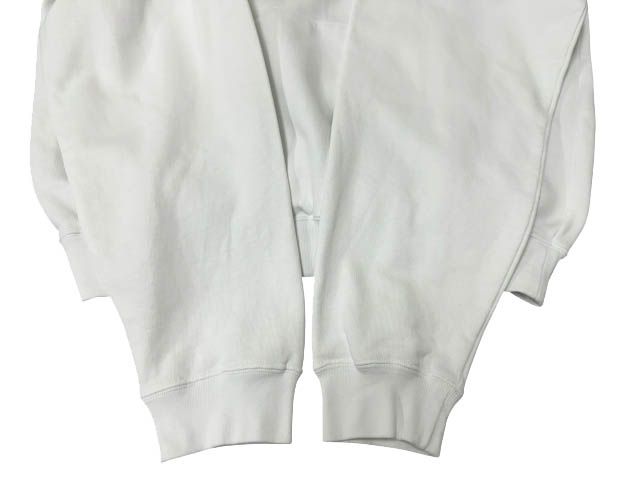 Balenciaga Back Logo Embroidery Pullover Hoodie XS White — view 4