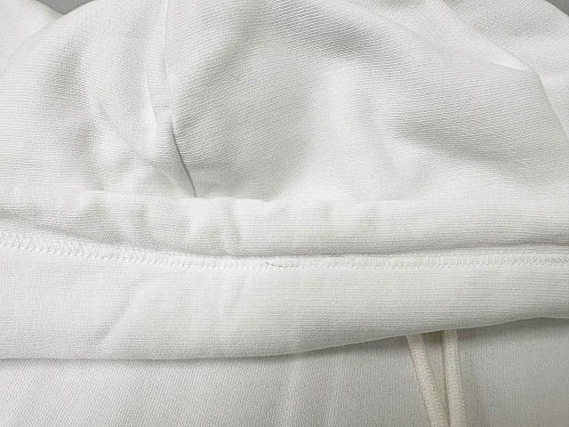 Balenciaga Back Logo Embroidery Pullover Hoodie XS White — view 5