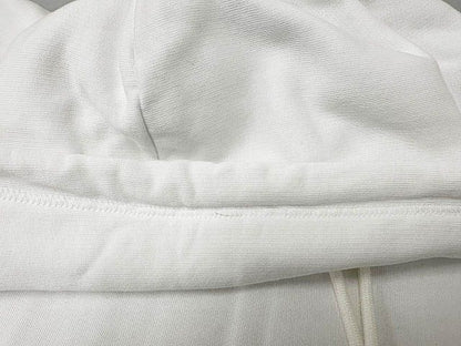 Balenciaga Back Logo Embroidery Pullover Hoodie XS White — view 5