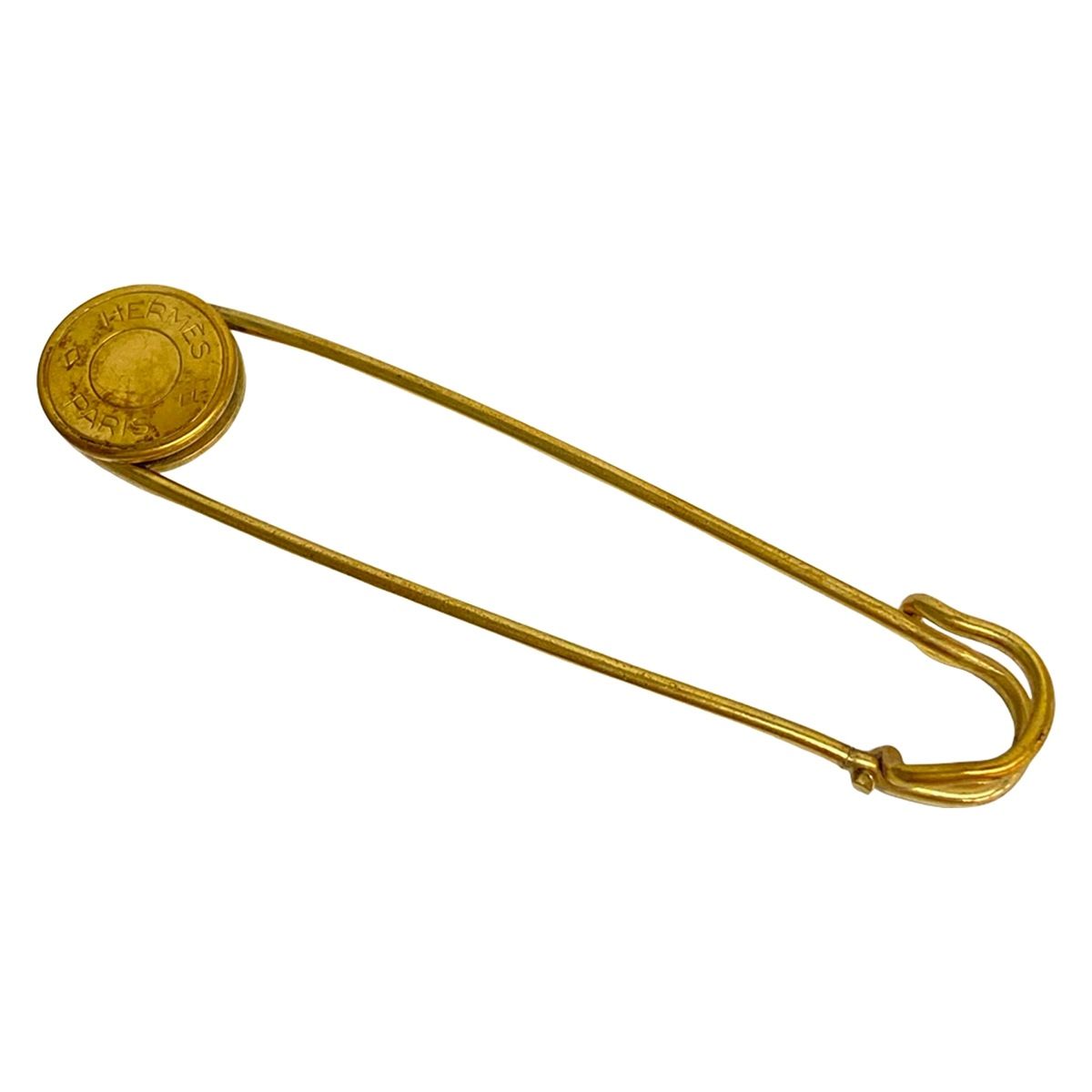 Hermes Brooch Series Gold Quilt Pin — view 2